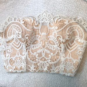 Strapless Lace top